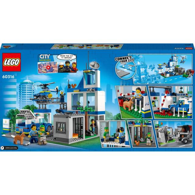 LEGO City, Sectie de politie, numar piese 668, varsta 6+