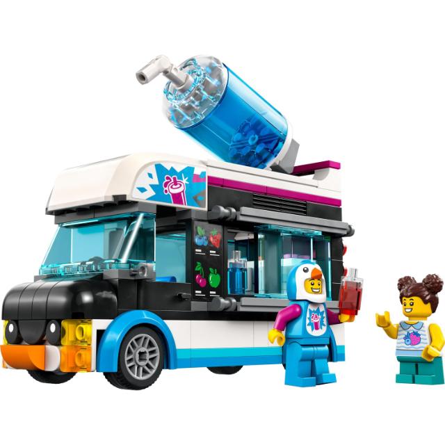 LEGO City, Camioneta-pinguin cu granita, numar piese 194, varsta 5+