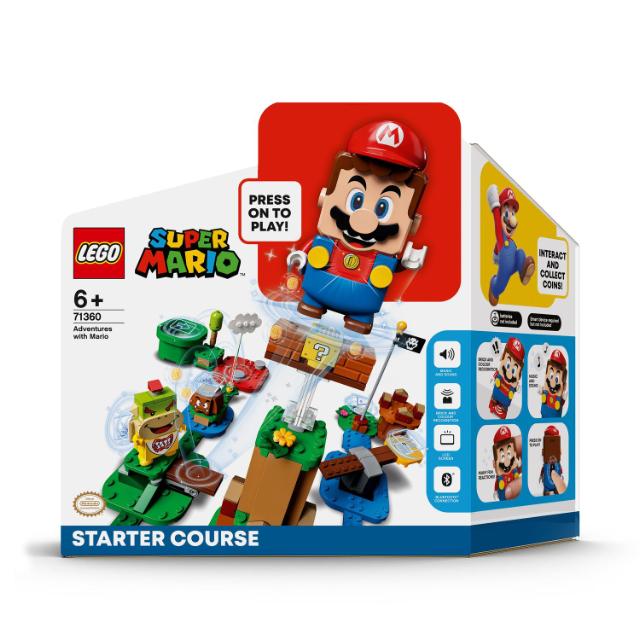 LEGO Super Mario, Aventurile lui Mario, set de baza, numar piese 231, varsta 6+