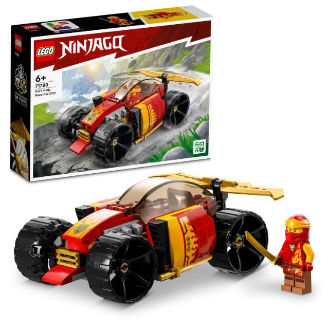 LEGO Ninjago, Masina de curse EVO ninja a lui Kai, numar piese 94, varsta 6+