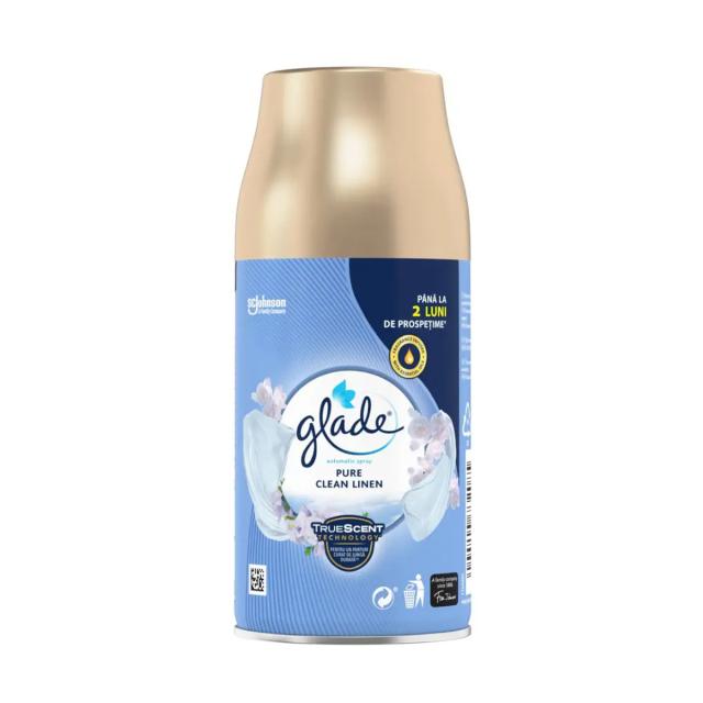 Rezerva odorizant de camera, Glade Automatic Spray Clean Linen, 269 ml