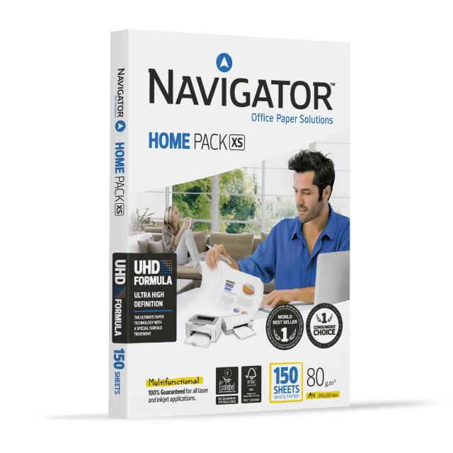 Hartie copiator Navigator Home Pack XS, A4, 80 g, 150 coli/top, 12 topuri/cutie