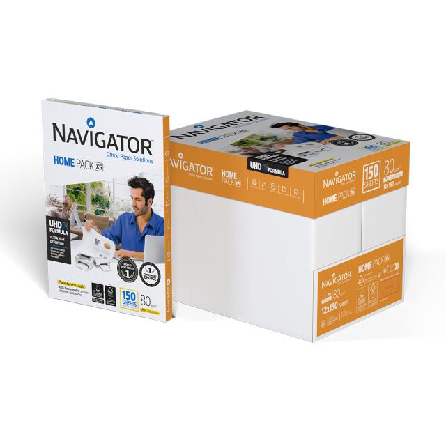 Hartie copiator Navigator Home Pack XS, A4, 80 g, 150 coli/top, 12 topuri/cutie