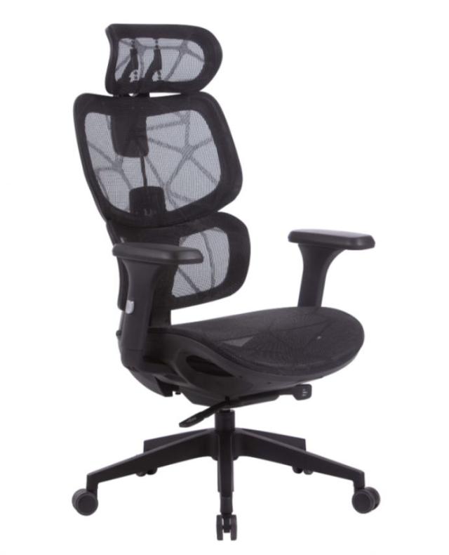 Scaun ergonomic HumanTech, negru