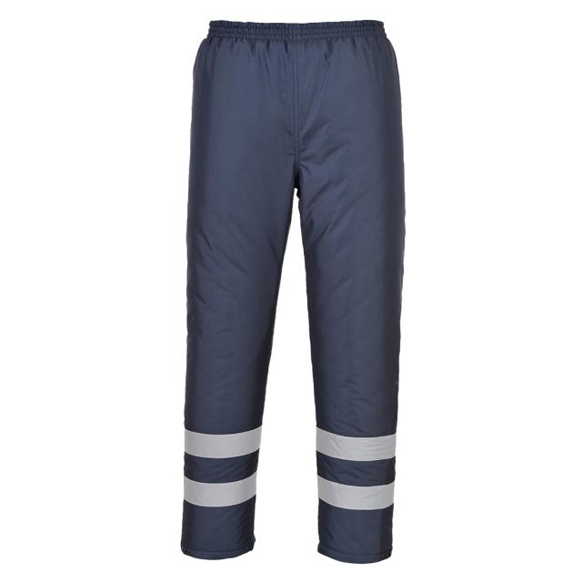 Pantaloni impermeabili PortWest Iona Lite Hi-Vis bleumarin, marime XS