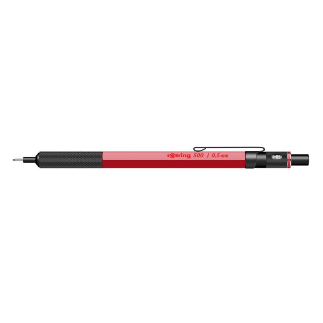 Creion mecanic Rotring 500, 0.5 mm, corp rosu