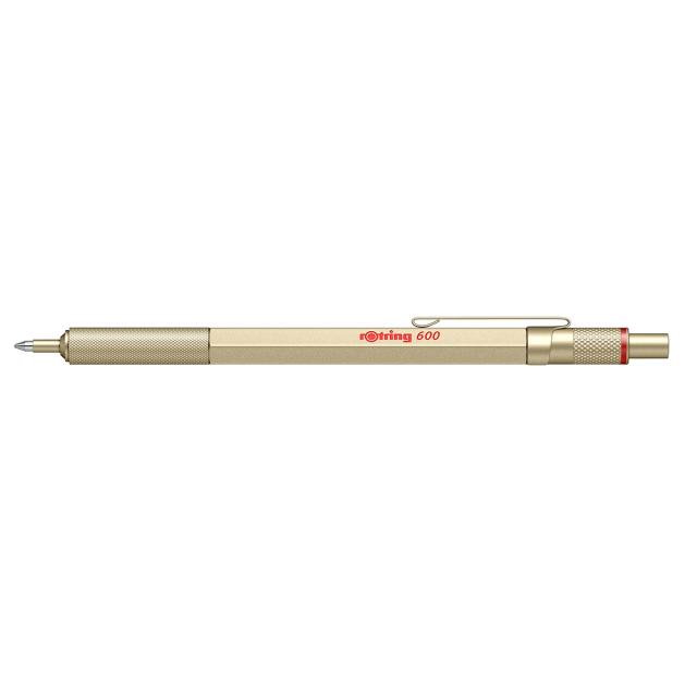 Pix cu mecanism Rotring 600, placat cu aur