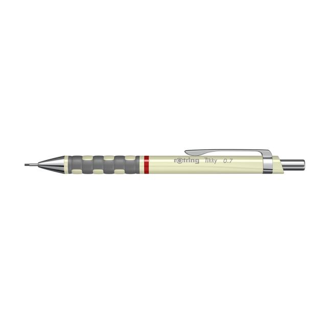 Creion mecanic Rotring Tikky III, 0.7mm, corp alb