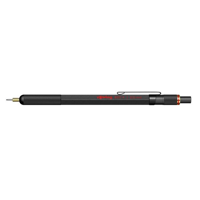 Creion mecanic Rotring seria 800 soft touch, 0.5 mm, corp negru