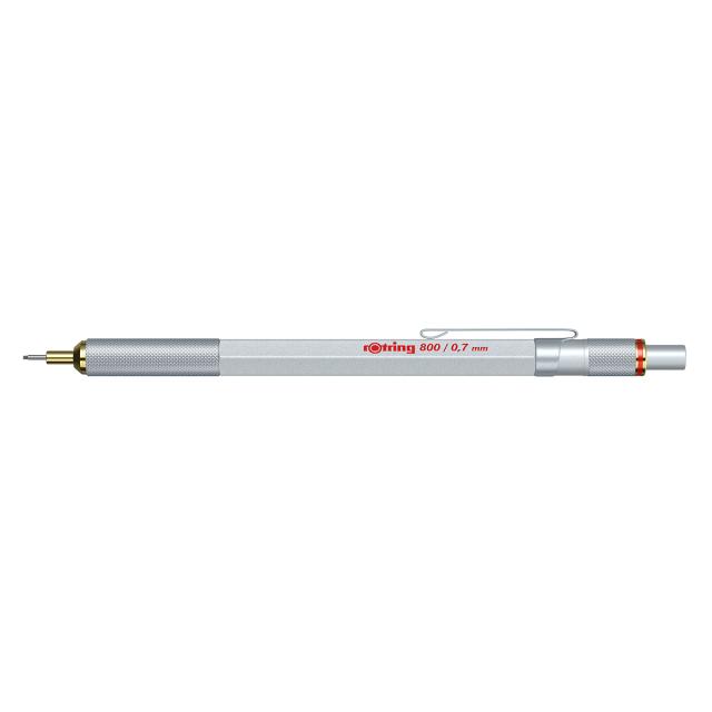 Creion mecanic Rotring seria 800, 0.7 mm, corp argintiu