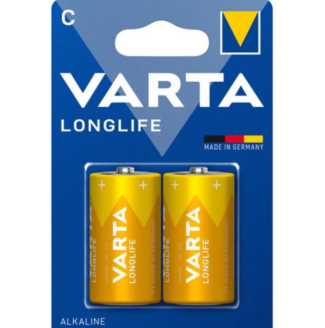 Baterie Varta Longlife 4114, C / LR14, 1.5V, alcalina