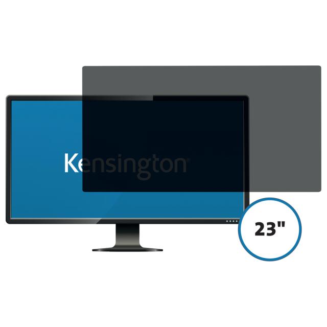 Filtru de confidentialitate Kensington, pentru monitor, 23.0 inch, 16:9, 2 zone, detasabil